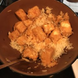 Rolling Bowl - General Tso's Tofu Donburi