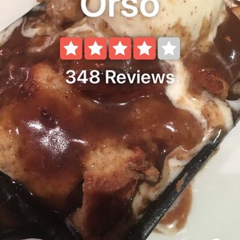 Orso - Opening and closing shot of Bread Pudding. - Italian Near Me - Anchorage, Alaska