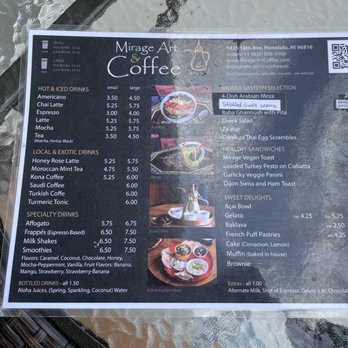 Mirage Art & Coffee - Cafes Near Me - Honolulu, Hawaii