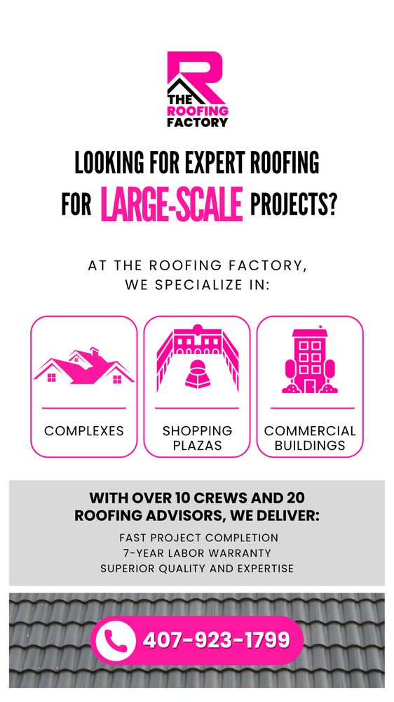 Slide of The Roofing Factory