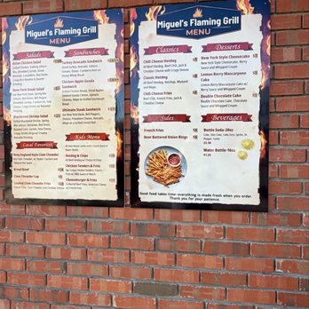 Miguel’s Flaming Grill - Sandwiches Near Me - Lemoore, California