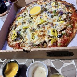 Top Crust Pizzeria - Veggie pizza with sausage
