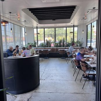 Churchrow Tejas Bbq - Side dining area - Barbeque Near Me - Austin, Texas