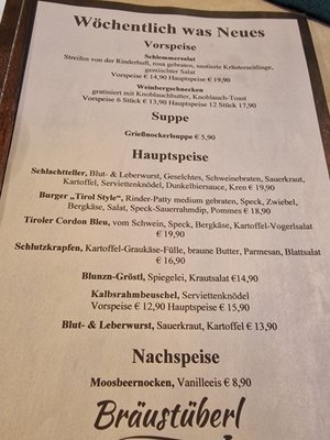Menu photo 7 Bräustüberl Kufstein, 7