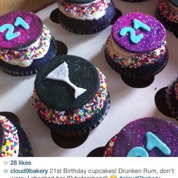 Cloud 9 Bakery - Kristen made me these colorful cupcakes 2 years ago for my 21st birthday. Lots of Rum inside - Bakeries Near Me - Miami, Florida Cloud 9 Bakery - Kristen made me these colorful cupcakes 2 years ago for my 21st birthday. Lots of Rum inside - Bakeries Near Me - Miami, Florida