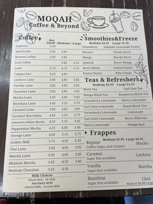 Menu photo 1 Moqah Coffee and Beyond Green Valley, AZ Menu photo 1 Moqah Coffee and Beyond Green Valley, AZ