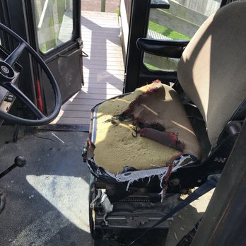 Country Barn - Tractor seat in horrible condition - Fruits & Veggies Near Me - Lancaster, Pennsylvania