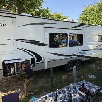 Jellystone Park Tower Park - Look how close the neighbor is from our site! - Campgrounds Near Me - Lodi, California Jellystone Park Tower Park - Look how close the neighbor is from our site! - Campgrounds Near Me - Lodi, California