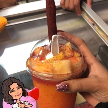 Paleteria Tierra Caliente - Piñanada  would absolutely recommend its like a mangonada but with pineapple !! - Juice Bars & Smoothies Near Me - Stuart, Florida