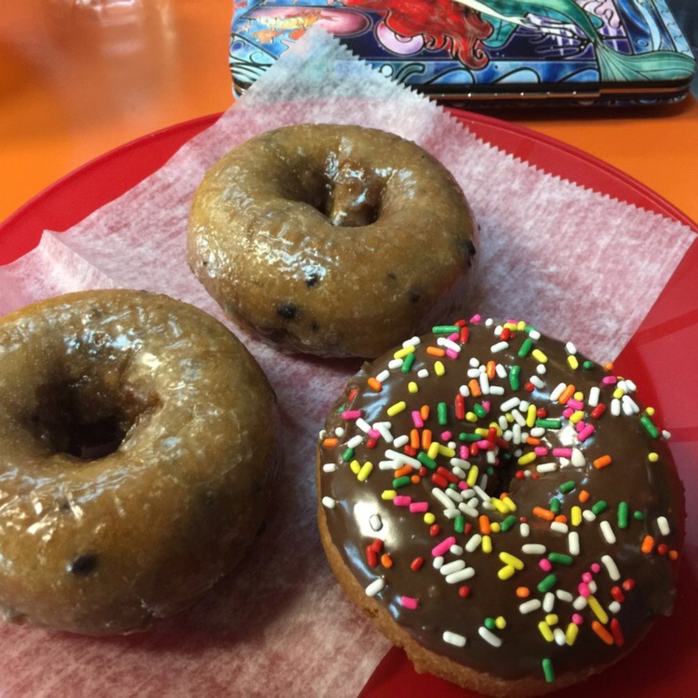 Donut Hut - Blueberry Cake & Chocolate Sprinkle - Donuts Near Me - Las Vegas, Nevada Donut Hut - Blueberry Cake & Chocolate Sprinkle - Donuts Near Me - Las Vegas, Nevada