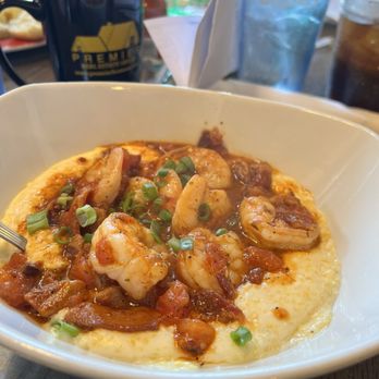 Cafe Strudel - Gambas grits - Breakfast & Brunch Near Me - Lexington, South Carolina