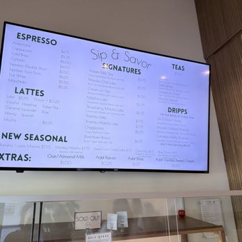 Sip & Savor - Menu - Coffee & Tea Near Me - Fullerton, California