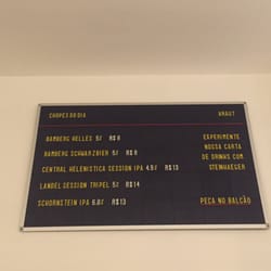 Opções de chopps