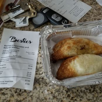 Besties - The size of each empanada - Empanadas Near Me - Alpharetta, Georgia Besties - The size of each empanada - Empanadas Near Me - Alpharetta, Georgia