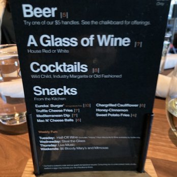 Eureka - Happy hour menu - American Near Me - Santa Clara, California Eureka - Happy hour menu - American Near Me - Santa Clara, California