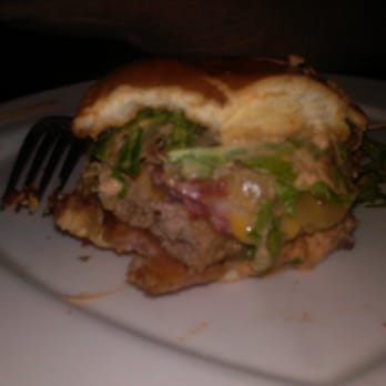Dirty Oscar's Annex - Horrible picture but this is the salami stuffed burger. - Pubs Near Me - Tacoma, Washington Dirty Oscar's Annex - Horrible picture but this is the salami stuffed burger. - Pubs Near Me - Tacoma, Washington