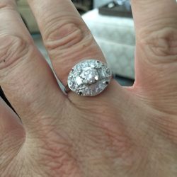 Lara's Jewelry and Design - My restyled ring with its new center stone.