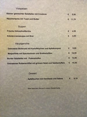 Menu photo 1 Gaststätte Friedrich Spelsberg Altena, NW Menu photo 1 Gaststätte Friedrich Spelsberg Altena, NW