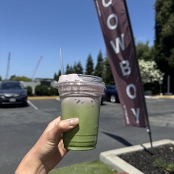 Cowboy Coffee - Blueberry matcha - Coffee & Tea Near Me - Sunnyvale, California