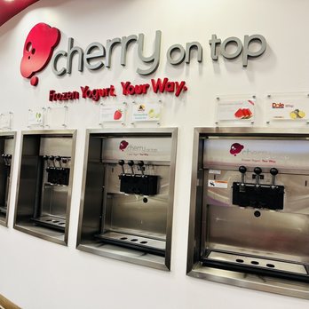 Cherry on Top - a row of frozen yogurt machines - Ice Cream & Frozen Yogurt Near Me - Pearl City, Hawaii Cherry on Top - a row of frozen yogurt machines - Ice Cream & Frozen Yogurt Near Me - Pearl City, Hawaii