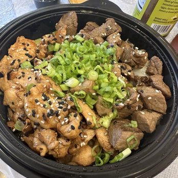 Yum Yum Hibachi - Half steak half chicken - Fast Food Near Me - Ashburn, Virginia