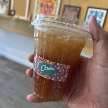 Contra Coffee & Tea - Derozan (Lychee Rose Black tea) - Coffee & Tea Near Me - Orange, California Contra Coffee & Tea - Derozan (Lychee Rose Black tea) - Coffee & Tea Near Me - Orange, California