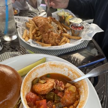 Bayfront Inn 5th Ave - Seafood gumbo generous and full of flavor. Fish large, fresh and crispy. - Hotels Near Me - Naples, Florida Bayfront Inn 5th Ave - Seafood gumbo generous and full of flavor. Fish large, fresh and crispy. - Hotels Near Me - Naples, Florida