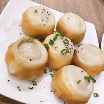 Dumpling Kitchen - A5. Shanghai-Style Pan-Fried Pork Buns (6) - Chinese Near Me - San Francisco, California Dumpling Kitchen - A5. Shanghai-Style Pan-Fried Pork Buns (6) - Chinese Near Me - San Francisco, California