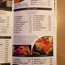 Thai And Japanese Kitchen - Menu
