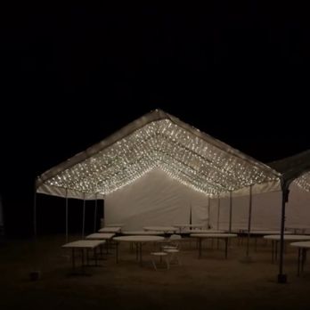 Fonzy's Party Rentals - 20x40 canopy with lights - Party Equipment Rentals Near Me