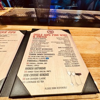 Rowdy Cowboy - Menu - Sports Bars Near Me - Round Rock, Texas