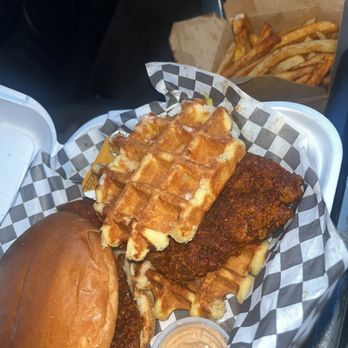 Sicko Chickz - regular and waffle sandwich - Sandwiches Near Me - San Jose , California