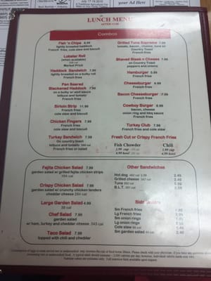 Menu photo 5 Chute's Family Restaurant Windham, ME