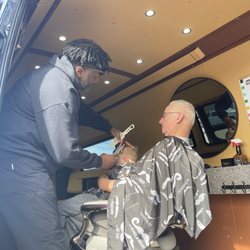 The Barber Guy AK - Getting haircuts for my little monkey and my man! Thank you!!!