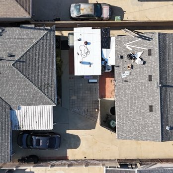 Home Remodeling Builders - Before and after pictures of the shingle repair. - Roofing Near Me - Manhattan Beach, California Home Remodeling Builders - Before and after pictures of the shingle repair. - Roofing Near Me - Manhattan Beach, California