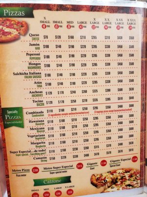 Menu photo 2 Alfonso´S Pizza Ensenada, BCN