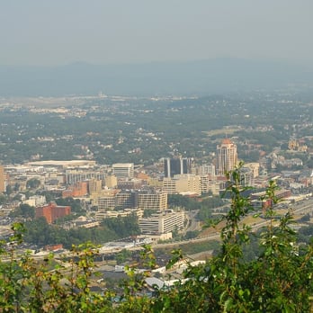 The Roanoke Star - view from the observation deck - Landmarks & Historical Buildings Near Me - Roanoke, Virginia The Roanoke Star - view from the observation deck - Landmarks & Historical Buildings Near Me - Roanoke, Virginia