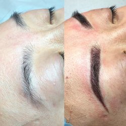 Eyebrow shading. Freshly done.