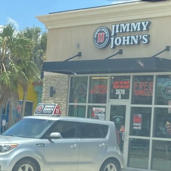 Jimmy John's - the front of a restaurant - Sandwiches Near Me - Cocoa Beach, Florida