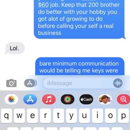 Text with the company