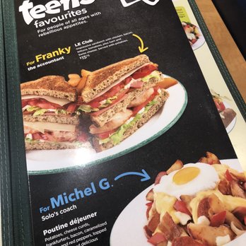 Chez Cora - a menu for a restaurant - Waffles Near Me - Saint-Hyacinthe, Quebec