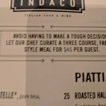 Indaco - Great deal! - Italian Near Me - Charleston, South Carolina