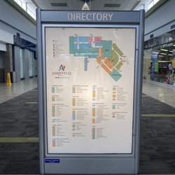 Asheville Mall - Directory map, Asheville Mall