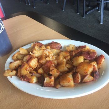 Eggs Up Grill - Side of home fries and they are perfectly seasoned!!! - Breakfast & Brunch Near Me - Myrtle Beach, South Carolina
