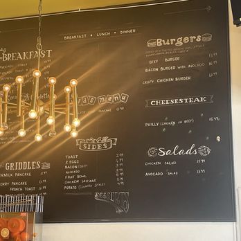 16th Street Diner - Some of the menu - Breakfast & Brunch Near Me - San Francisco, California