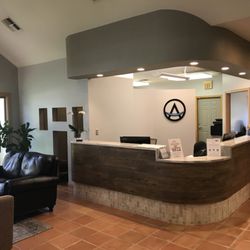 Austin Orthodontics - Our newly remodeled front desk area!!!