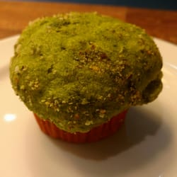 Little Rock Café - Muffin de espinafre vegano (mais bonito que gostoso)