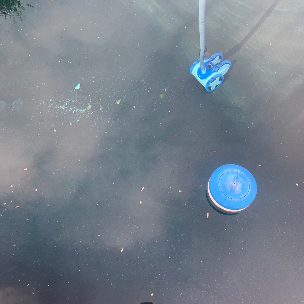 Dirty pool, which is standard with this pool "service." Dirty pool, which is standard with this pool "service."