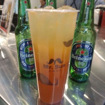 Mr. Sun Tea - Mr sun special, with zero alcohol Heineken. - Bubble Tea Near Me - Markham, Ontario