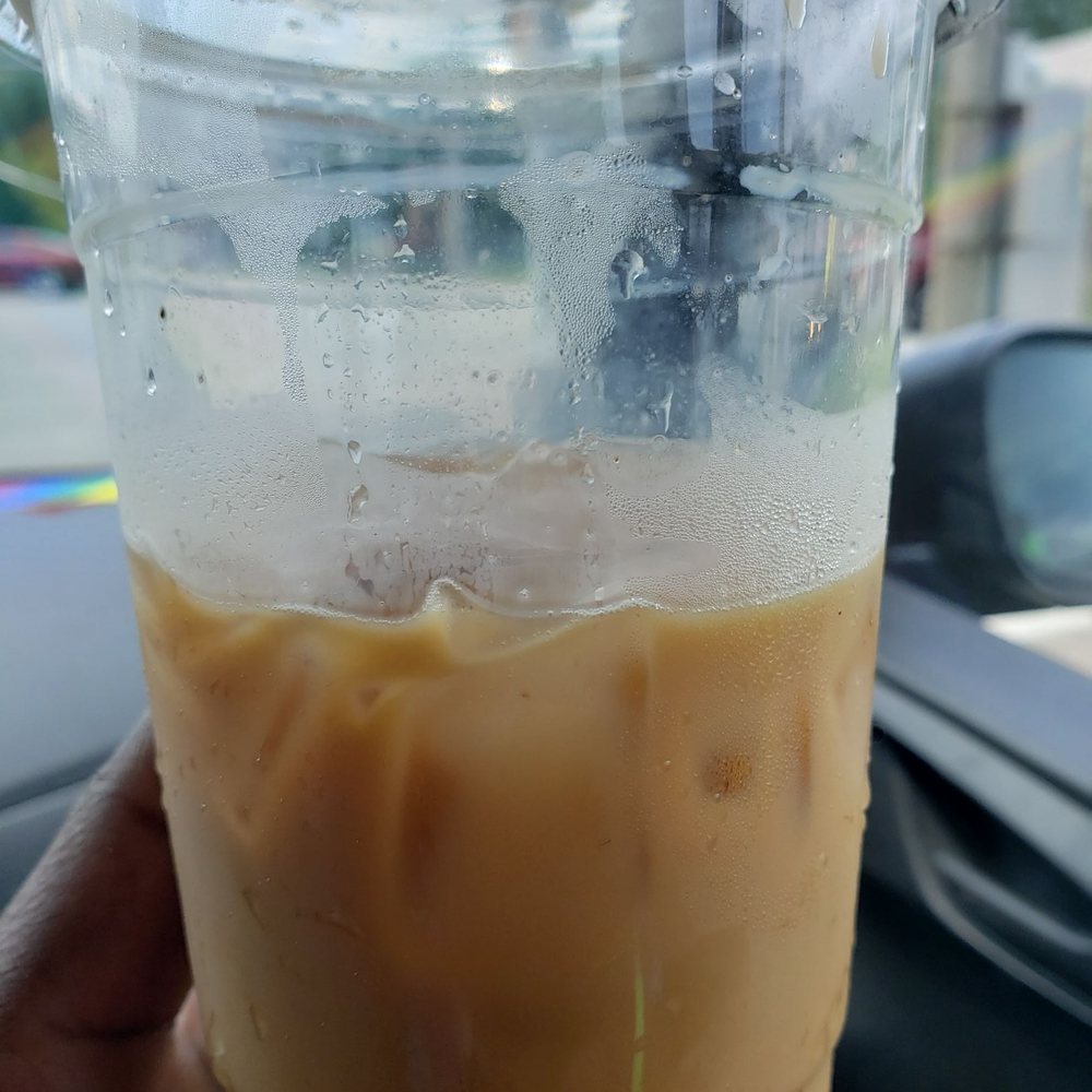 Iced Coffee with Oat Milk, Cinnamon, & Brown Sugar